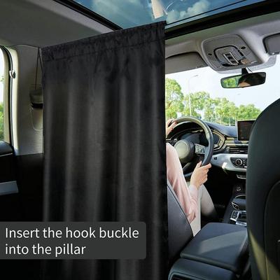 2 pz/set Tenda da sole per la privacy Tenda da taxi per auto Tenda di isolamento Tenda di protezione divisoria Accessori interni per auto commerciali