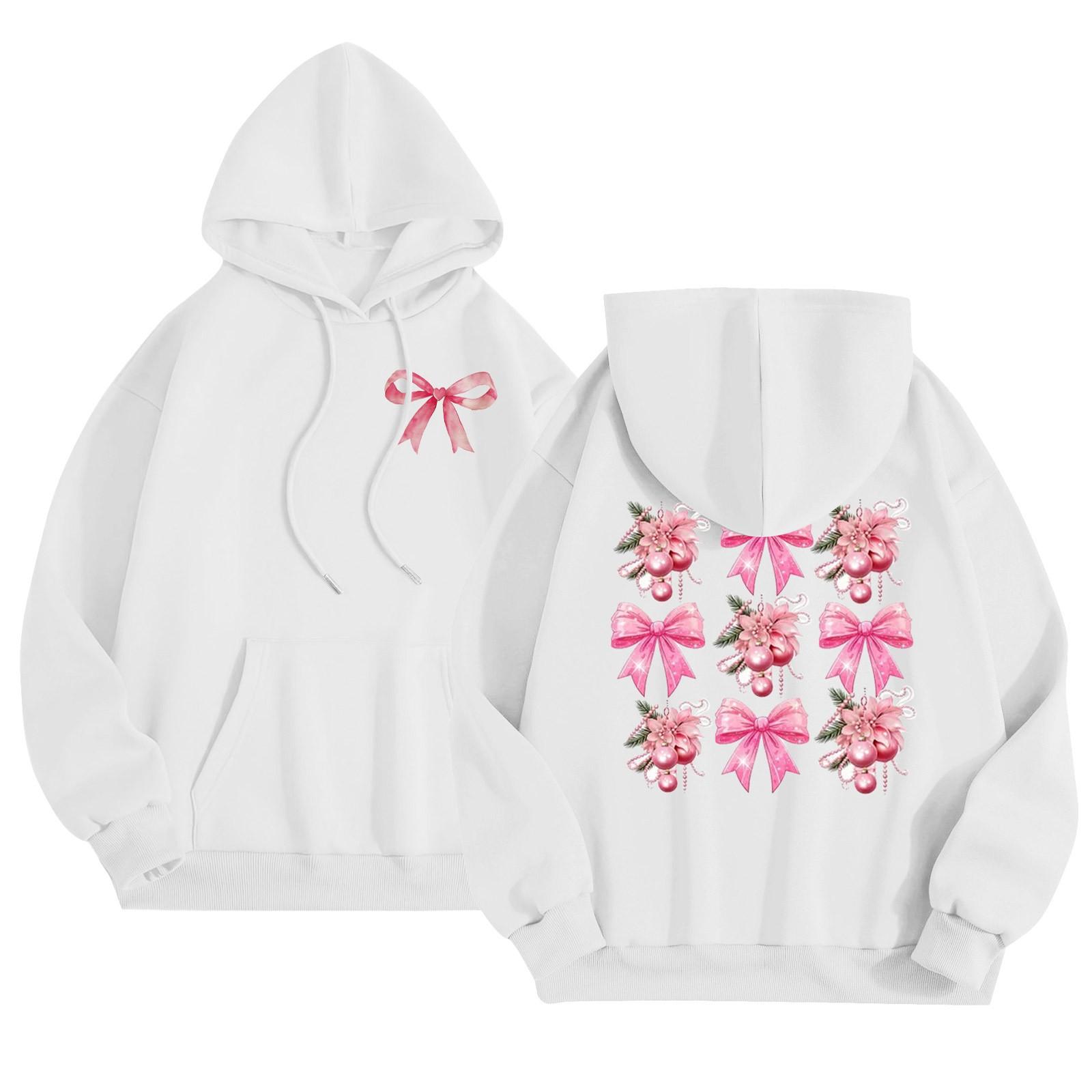 

Женский модный легкий свитер с длинными рукавами и карманами с капюшоном M белый