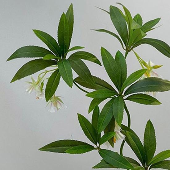 Artificial Flowers Fig Tree Branches with Realistic Leaves And Flowers Flexible Bendable Stems for Indoor Outdoor Decor Fake Fig Flower Arrangement