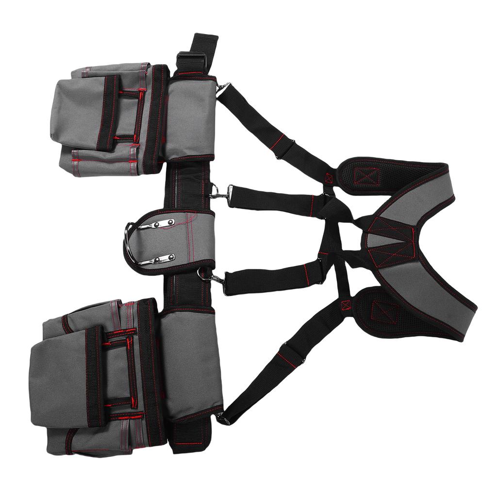 Professional Tool Belt Multifunctional Adjustable Oxford Fabric Construction Tool Pouch Suspender