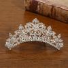 Rhinestone Tiara for Girls - Princess Crown Headpiece, Birthday Gift & Performance Hair Accessory