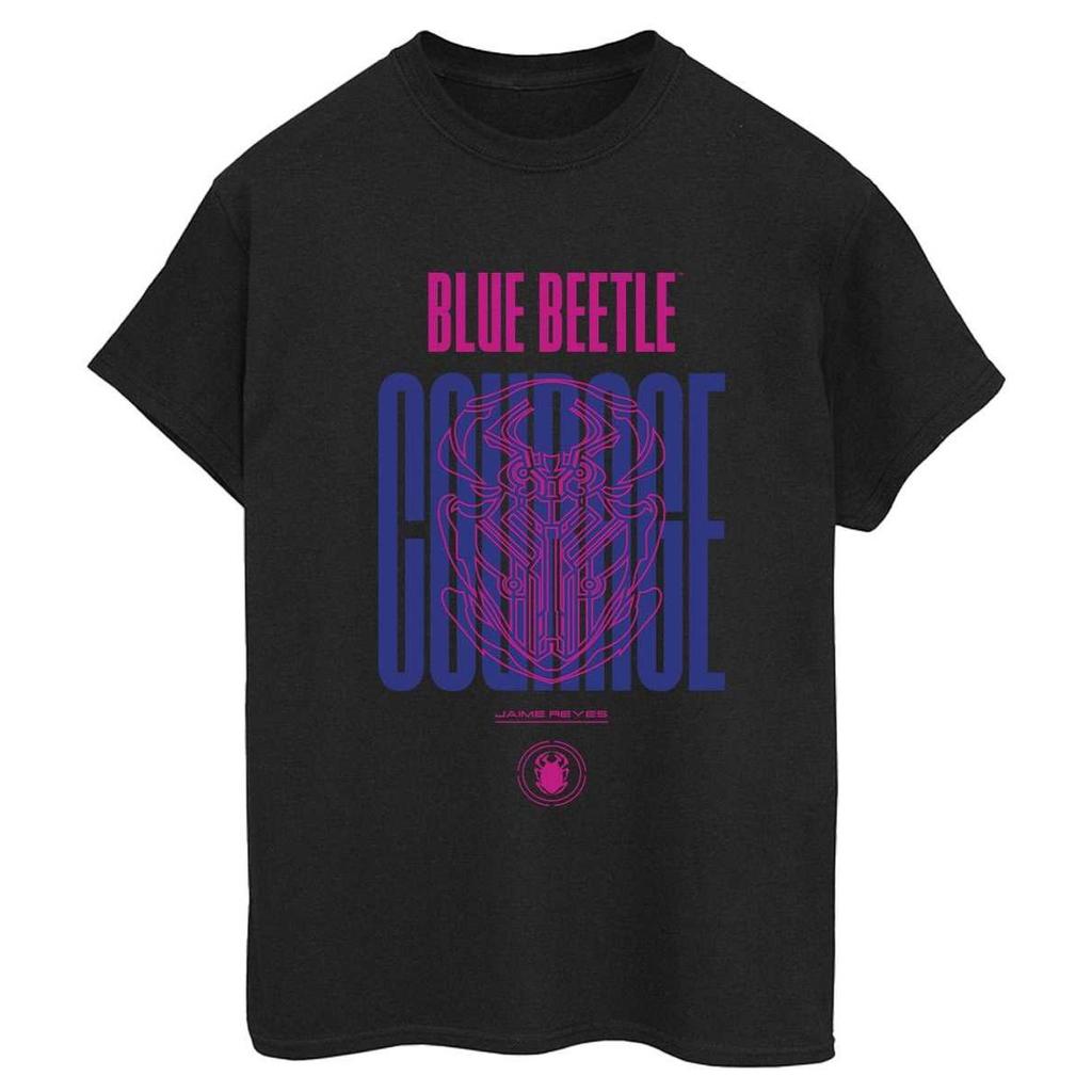 Blue Beetle Womens/Ladies Courage Cotton Boyfriend T-Shirt