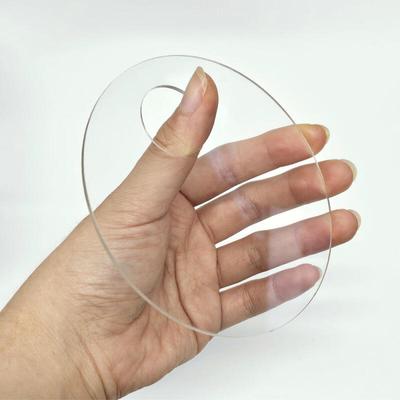 Makeup Mixing Acrylic Transparent Palette Round