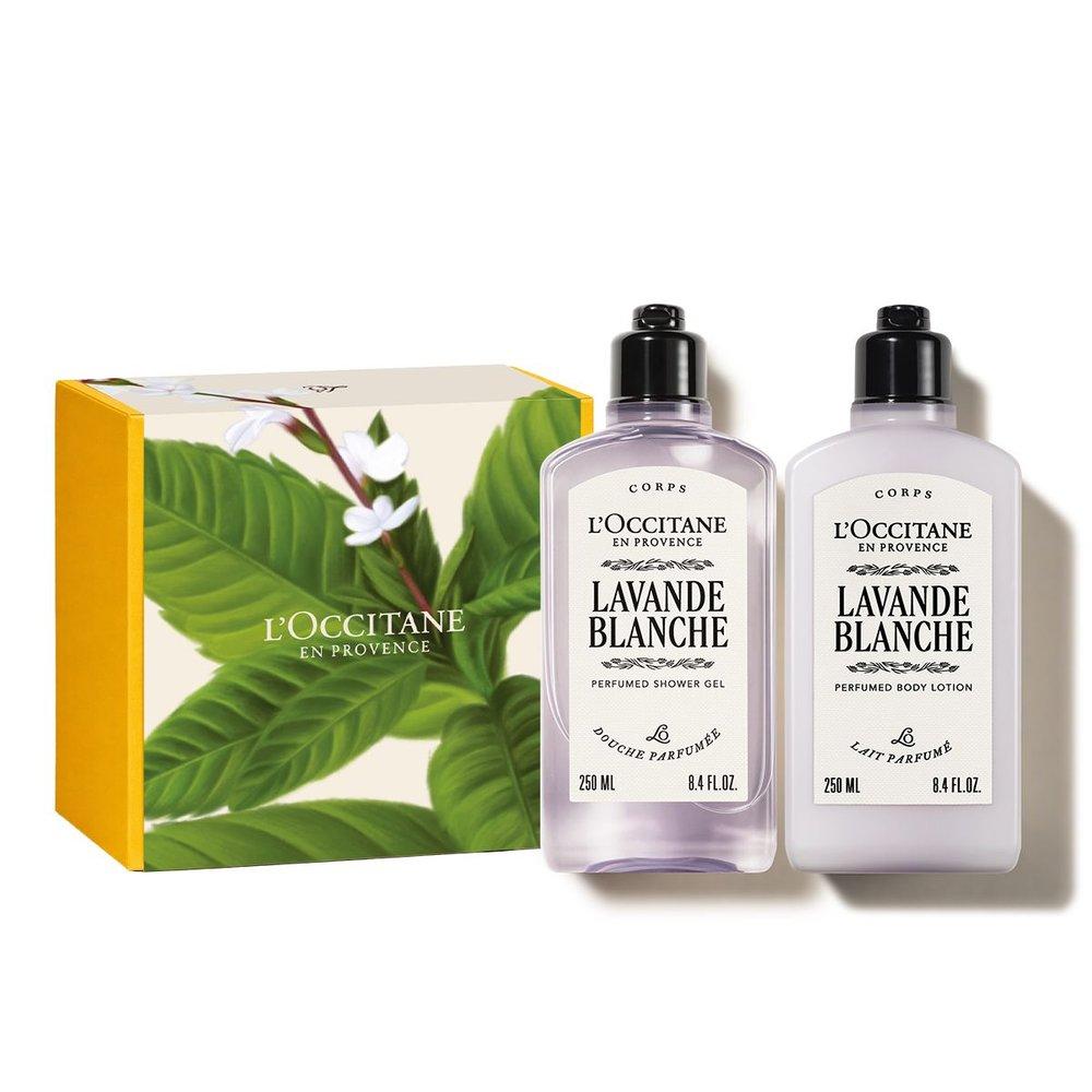 L Occitane [Gift] Lavande Blanche Perfumed Body Care Duo (White Lavender)