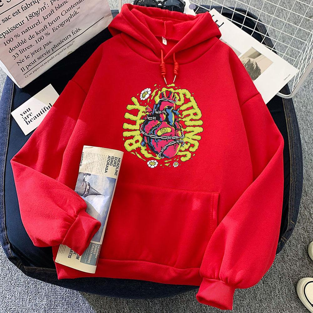 

Смешная графическая одежда певец Билли Стрингс осенний тур 2024 толстовки с капюшоном теплые толстовки с длинным рукавом уличная одежда женская толстовка с капюшоном XXXL красный