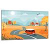 Glass Cooker Splashback 80x52 Auto