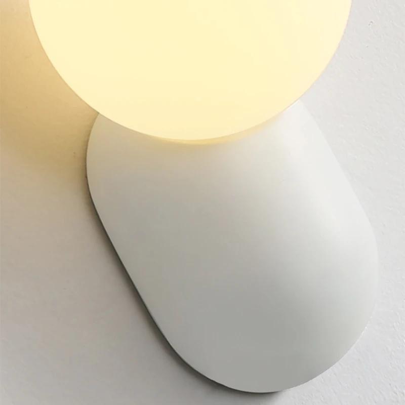 Macaron LED Wall Lamp Bedroom Living Children's Room Bathroom Bedside Mirror Decoration Lighting Fixtures Wall Sconce Lights