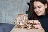Ugears Antique Box Wooden Building Blocks DIY Puzzle Assembly Toy for Imagination and Creativity