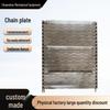 Large Pitch Stainless Steel Perforated Lifting Chain for Industrial and Food Machinery