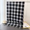 Scarf scarf unisex autumn and winter plaid fringed commuting imitation cashmere warm shawl Korean version fashionable and simple