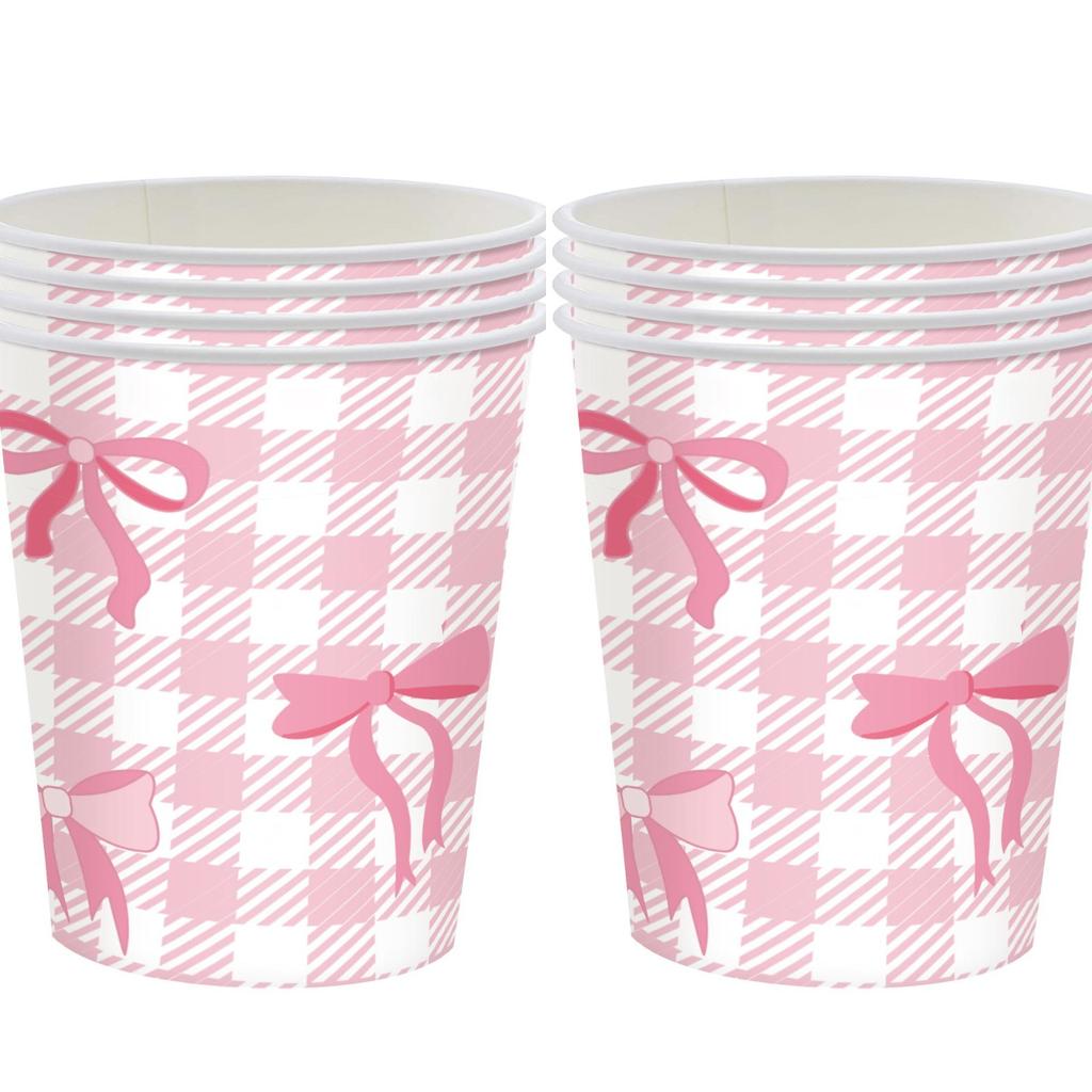 Bow Party Decoration Disposable Paper Cup