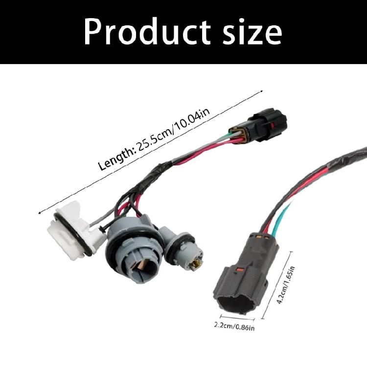 Replacement Taillight Socket Wiring 92480-D3010 Tail Light Socket Harness for 2016-2018 Automotive Accessories