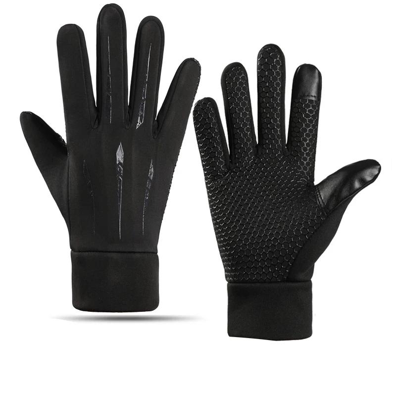 Winter Waterproof Men's Gloves Windproof Sports Fishing Touchscreen Driving Motorcycle Ski Non-slip Warm Cycling Women Gloves