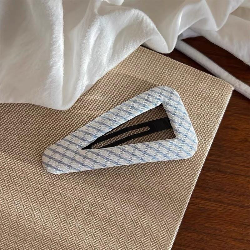 Korean Style Polka Dot Triangle Hair Clip Women's Fashionable and Simple BB Clip Hair Accessories