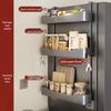 Jibaiju No-Drill Multi-functional Refrigerator Side Organizer