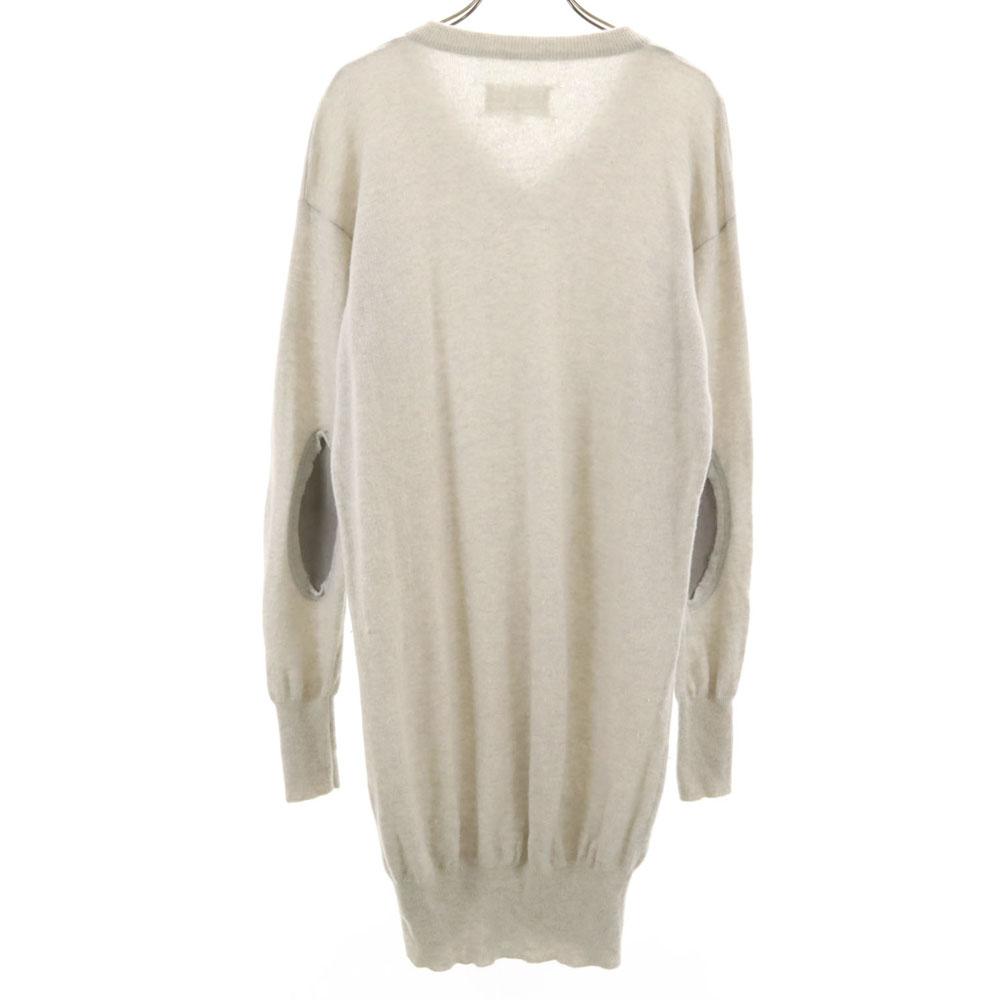 Maison Margiela Made In Italy Long Sleeve V-neck Knit One Piece S Women Used