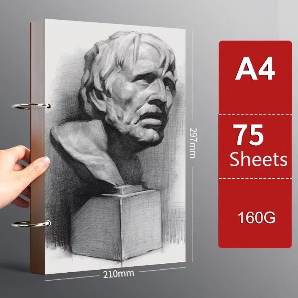 Loose-leaf Professional Sketchbook Detachable Art School Supplies  Pencil Drawing Stationery