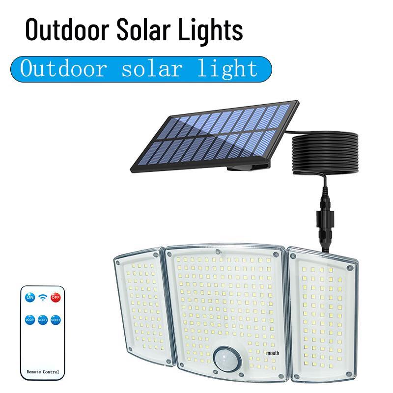 Solar Motion Sensor Outdoor Wall Light