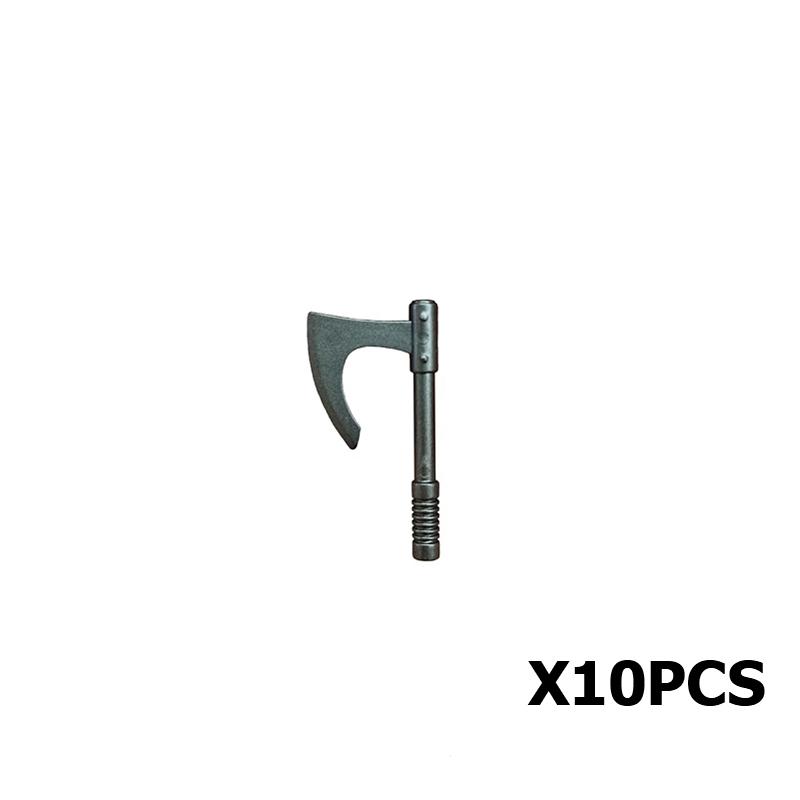 MOC Bausteine Mittelalter Ritter Soldat Actionfiguren Waffen Zubehör Schwert Speer Umhang Weste Helm Rüstung Geschenk Spielzeug Stein