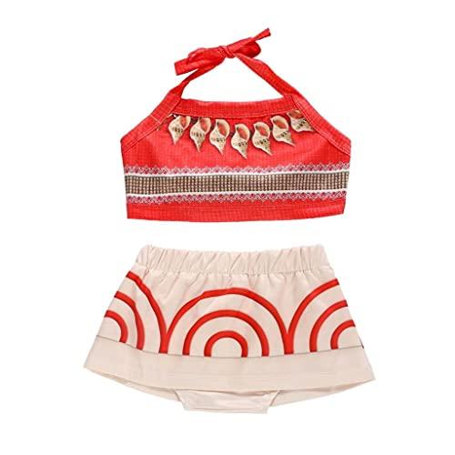 

Dressy Daisy Baby Girl s Sea Adventure Princess Halloween Costume with Skirt Set, Party Outfit, Size 4-5 Years Old