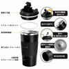 COLOCUP Coffee Cup, Stainless Steel Mug, Insulated, Double-Walled, Vacuum Insulated, for Direct Drinking, Portable Tumbler (Black, 510ml)