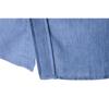 Spring And Autumn Men's Casual Shirt Pocket Patchwork Cotton Slim Denim Shirt