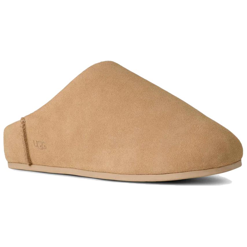 UGG Rubber Sole Abrasion Resistant Closed Toe Slippers Women's Chestnut 1171390-SAN