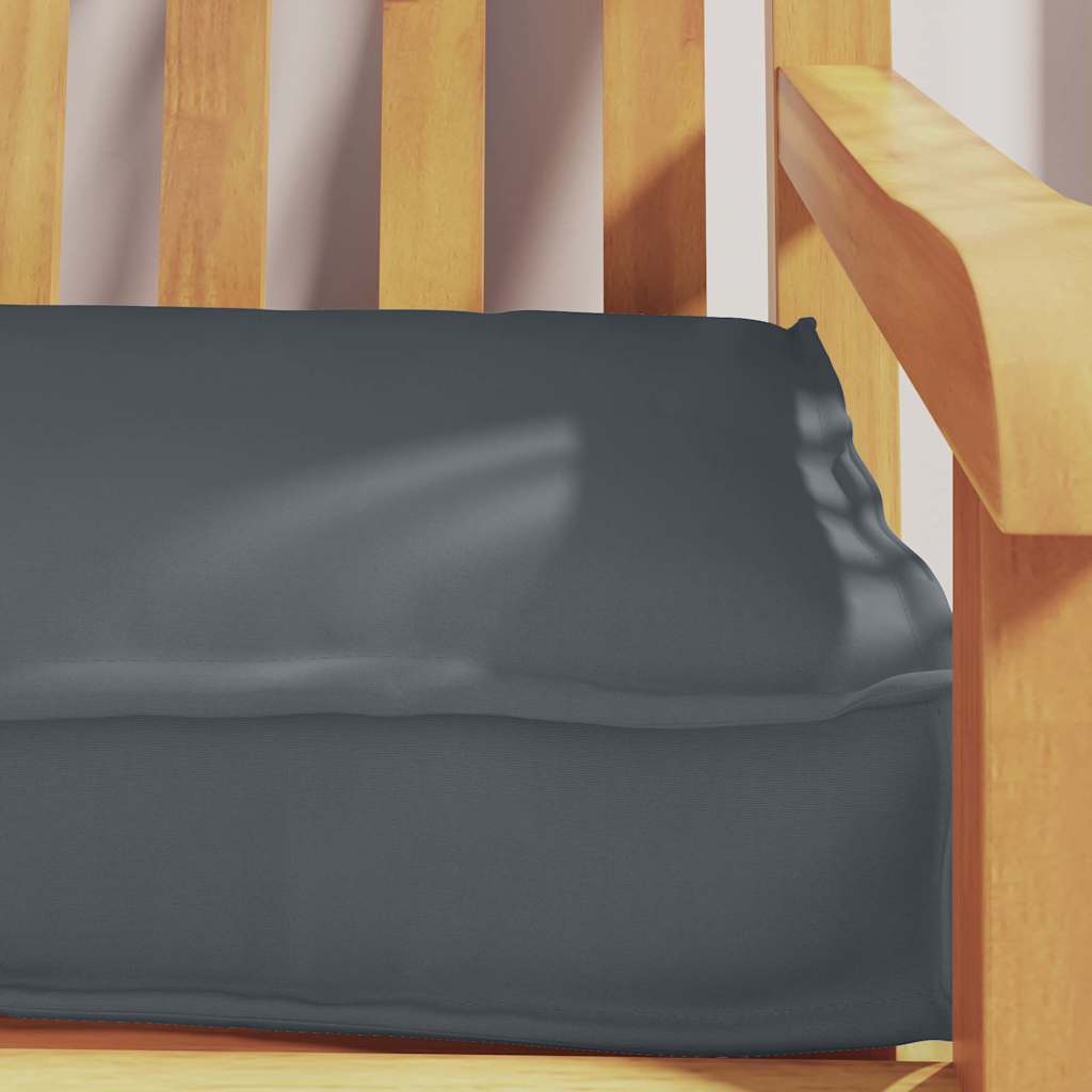 Pallet Cushion Set 2 Pcs Anthracite 200 X 40 X 8 Cm Oxford Fabric