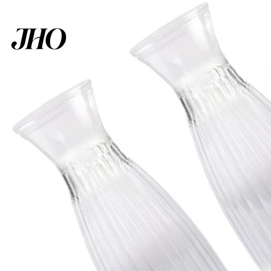 Durable Plastic Vase Clear Bud Vases, Modern Table Centerpiece Flower Vase, Simple Stylish Home Decor Transparent Decorative for Dining Wedding