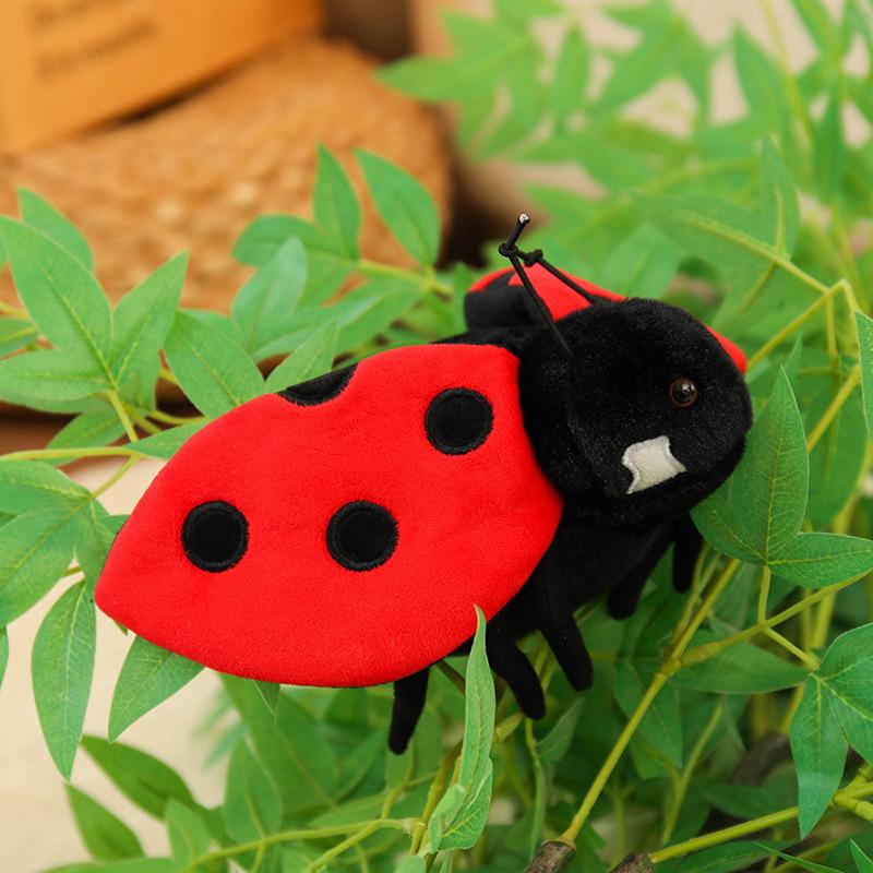 Simulation Insect Plush Toy Stuffed Beetle Bee Spider Butterfly Wild Animal Plushie Home Decoration Present