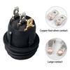 Water Resistant Round Rocker Switches 3 Pin 3 Position Industrial Control Switches Suitable for Industrial Control panel 