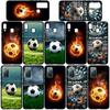 Für iPhone 16 15 Xiaomi Redmi Note 14 13 12 11 Pro Max X 8 16e Samsung Galaxy S25 S24 S23 Moto OPPO Huawei Cool Fußball Spiel Fußballspiel Handyhülle