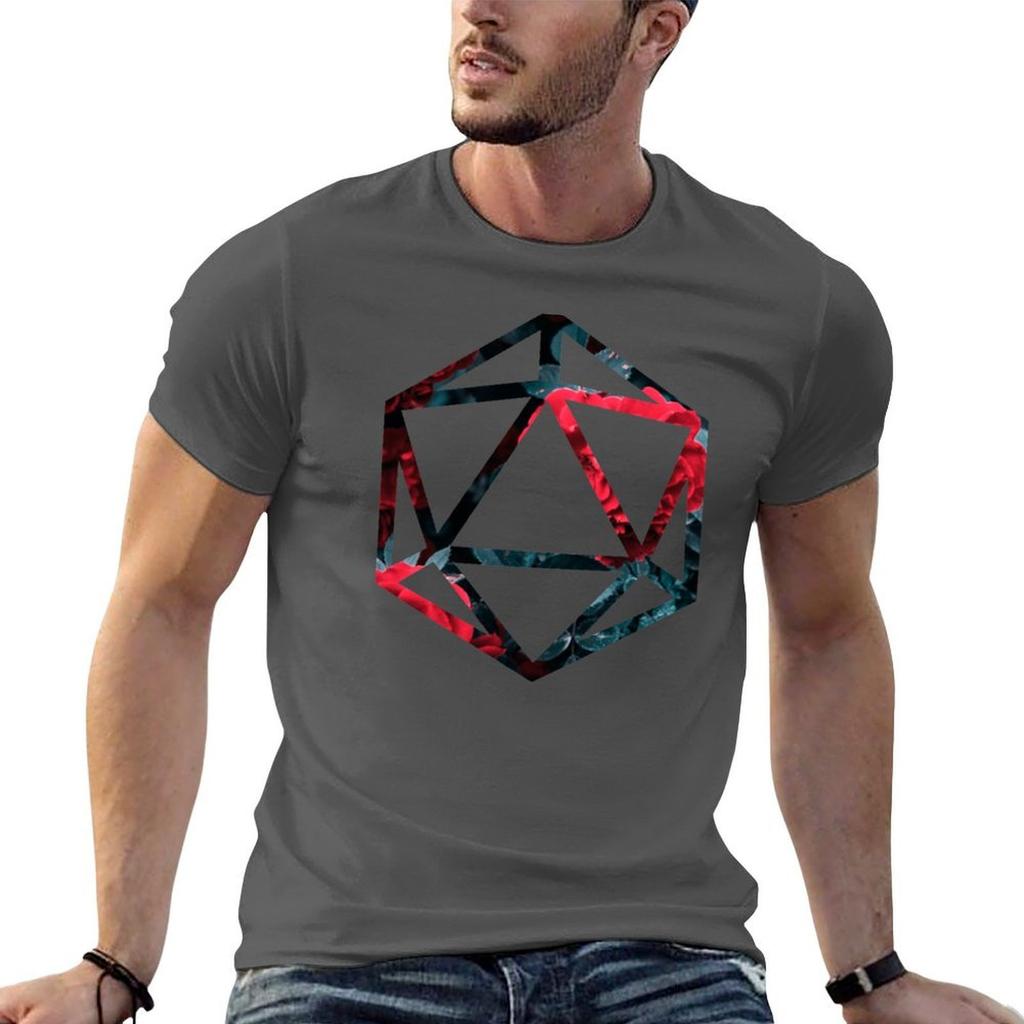 Red And Blue D20 TShirt Animal Prinfor Boys Street Wear Clothing For Unisex