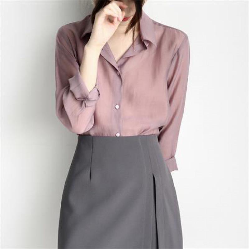 

New 2020 Smoky Purple Women s Sunscreen Shirt: Gentle, Thin Design, Perfect for Summer & Autumn XXS