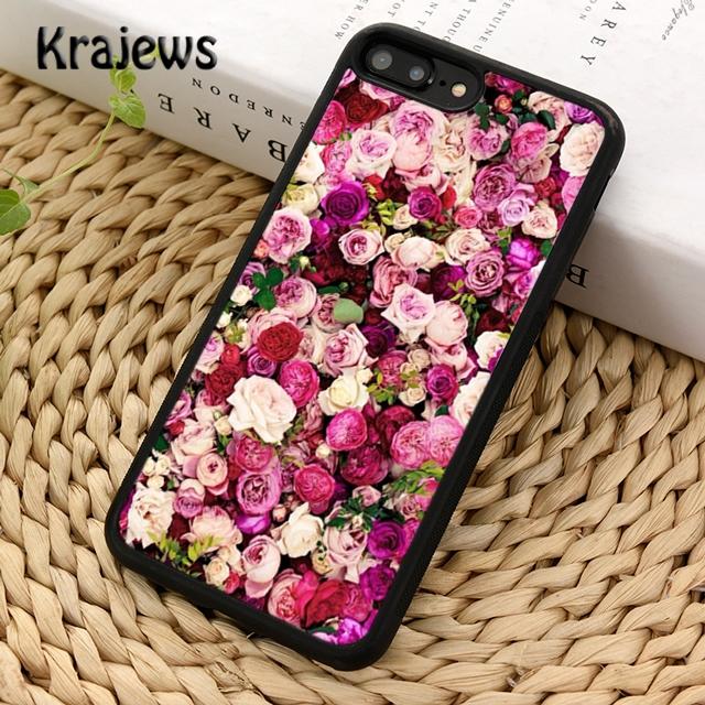 Large swath of pink flowers Phone Case Cover For iPhone 17 Air 16 15 14 plus 12 13 pro max coque Shell Fundas
