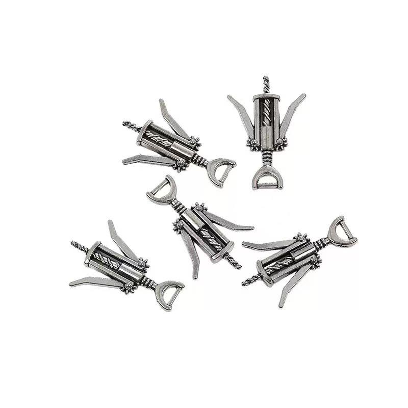 Miniature Dollhouse Food & Wine Opener Set for Pretend Play