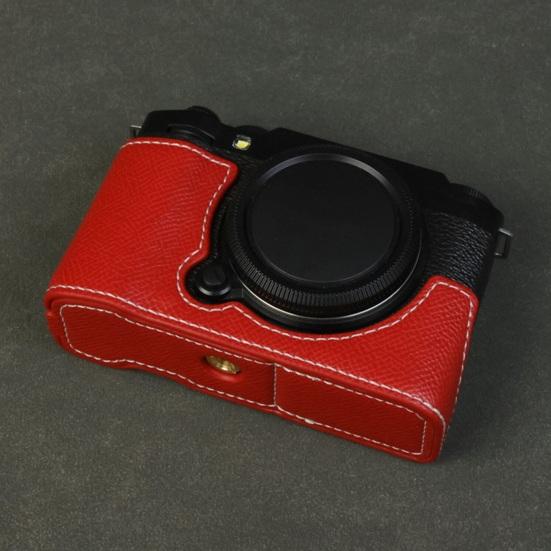 X-M5 Camera Half Case Faux Leather Half-body Protective Cover Scratch Dust Protection Camera Cover for Fujifilm X-M5