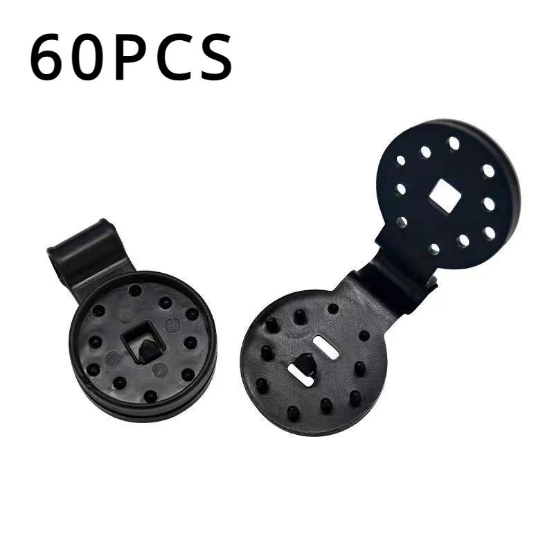 30/60 ST Förtjockad Plast Solskydd Nätverk Kort Fäste Grönsaksväxthus Solskyddsnät Fästklämma Solskyddsnätklämma