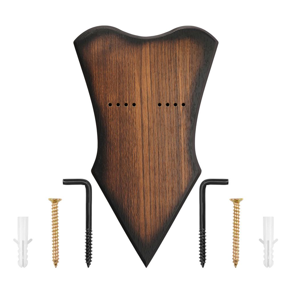 Adjustable Display Rack Wall Mount Sword Stand Multifunctional Wood Katana Holder Hook for Displaying Bow Dagger Axe Anime Prop