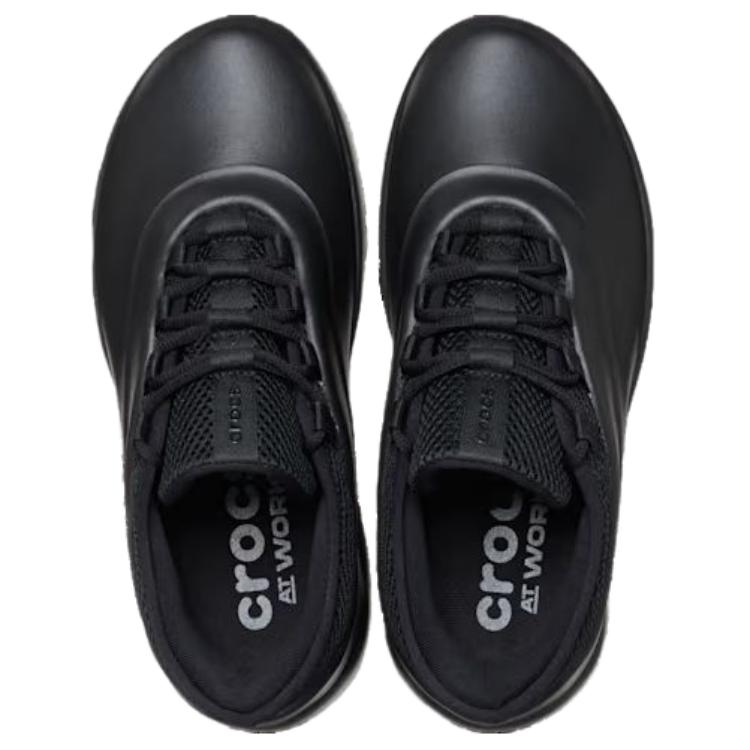 Crocs Bistro Walk Polyester Simple Comfortable Low-Top Casual Shoes Men Sneakers Black 210609-0WC
