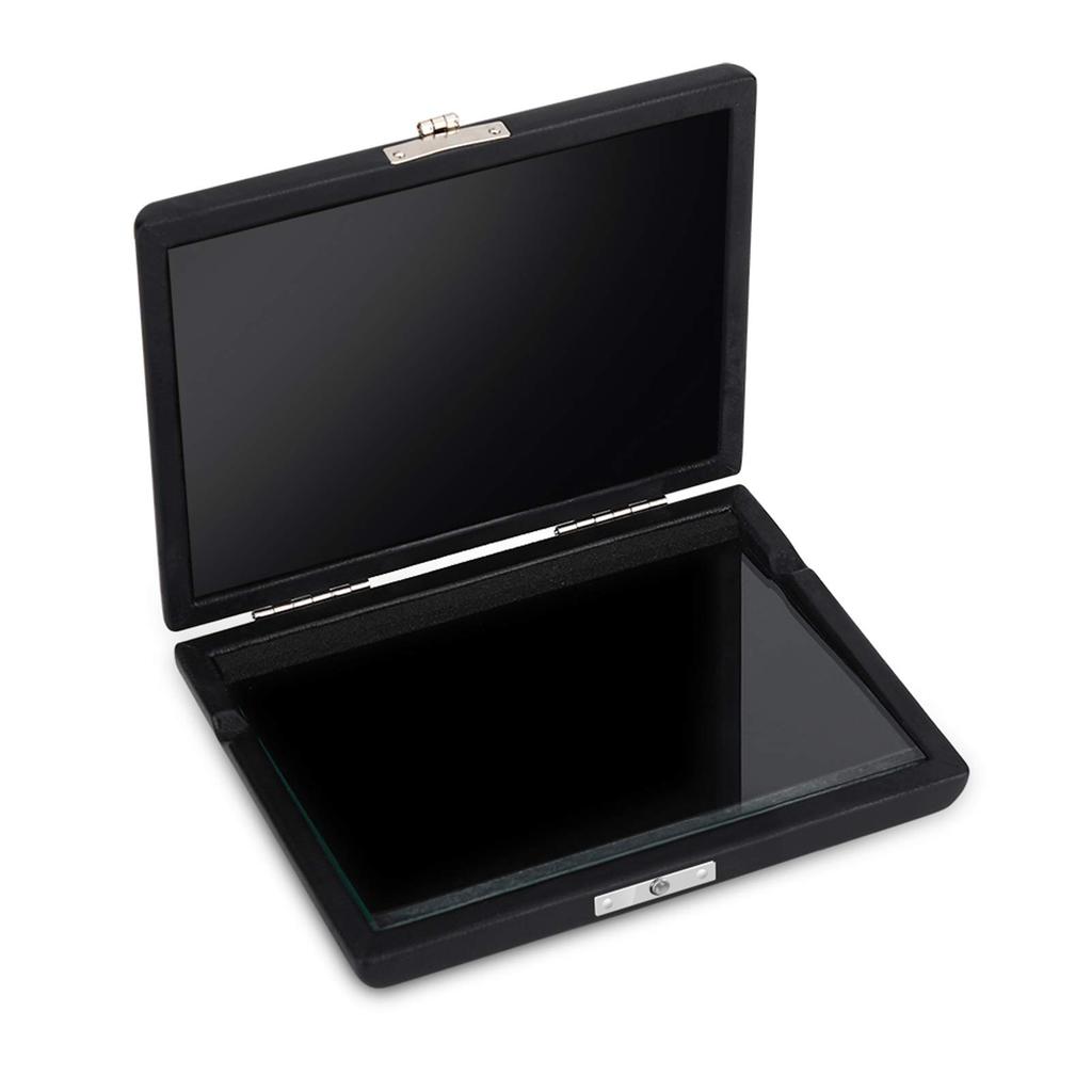 bizofft Wooden Saxophone Reed Case, Waterproof, Easy to Clean with 6 Reed Slots, PU Leather Cover for Home Saxophone