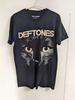 Anos 90 Básico Preto Estilo Retrô Deftones Camiseta Unissex camiseta básica