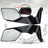 Espelhos de Motocicleta Winglets Stealth Espelho Grande Superfície de Espelho Asas Espelho 10mm/8mm Espelho Retrovisor de Motocicleta