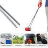 Stainless Steel Seafood Tongs with Serrated Grips Antislip Clamp Rubbish Clip Long Handle Tool for Cooking and Camping