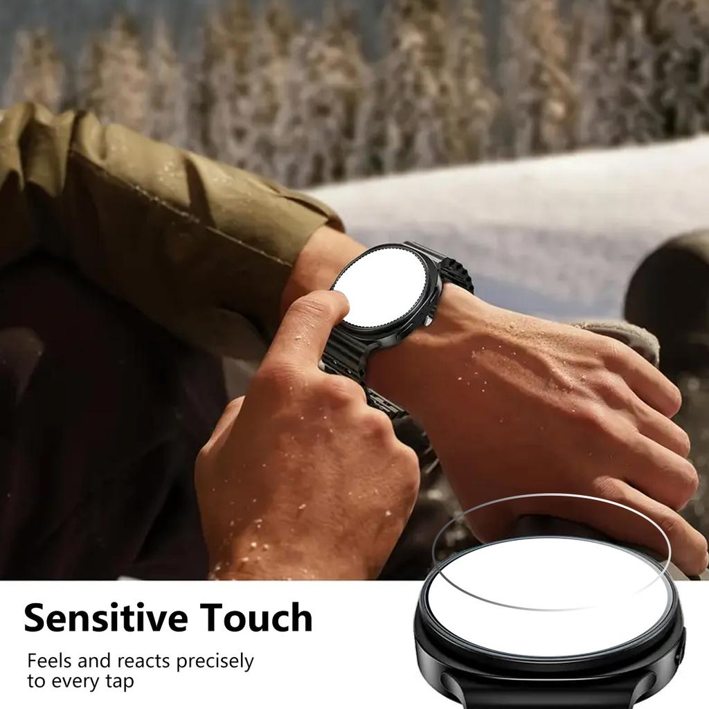 5pcs Tempered Glass Films for Samsung Galaxy Watch 8 40mm 44mm Watch 8 Classic Screen Protector, for Galaxy Watch Ultra 2