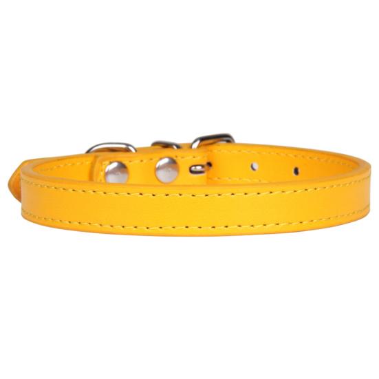 Dog Faux Leather Collar Puppy Leash Neck Strap Walking Traction Pet Supplies