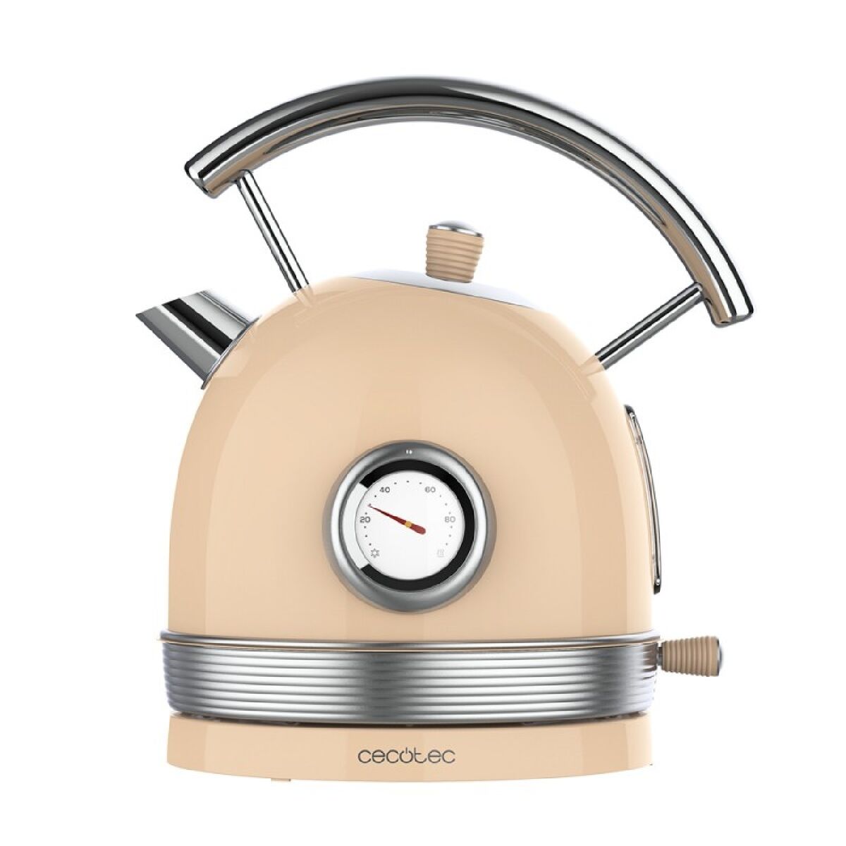 

Чайник Cecotec Thermosense 420 Vintage Beige из нержавеющей стали 2200 Вт 1,8 л TU прозрачный