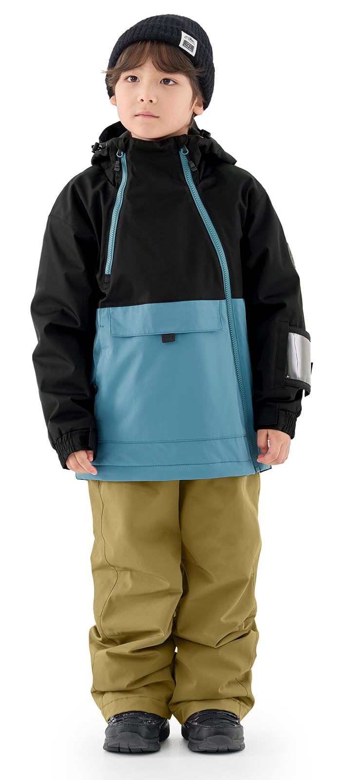 

Acrais Ski and Snowboard and Warm for Boys Kids Set, Windproof, Waterproof, Breathable, (al-ss25096150bl-sbu-be)