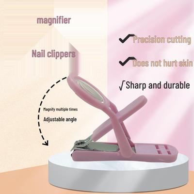 Nail Clippers with Magnifying Glass for Presbyopia - Ideal Business Gifts for Middle-Aged and Elderly