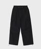 NOIRER FOR WOMAN Cotton-Nylon Parachute Pants (Black)